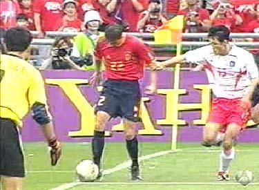 ワールドカップ韓国スペイン、熱狂の戦い！